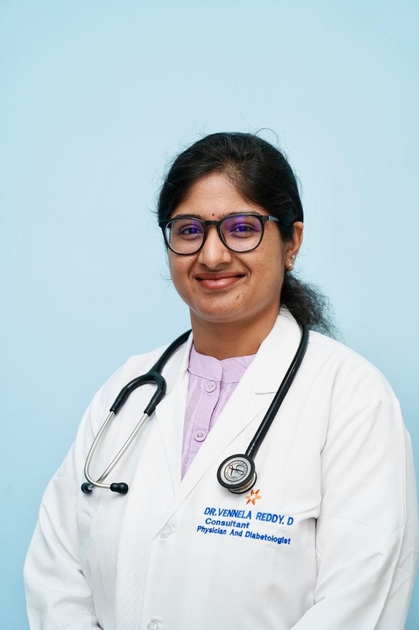 Dr. Vennela Devarapalli, Consultant Physician & Diabetologist
